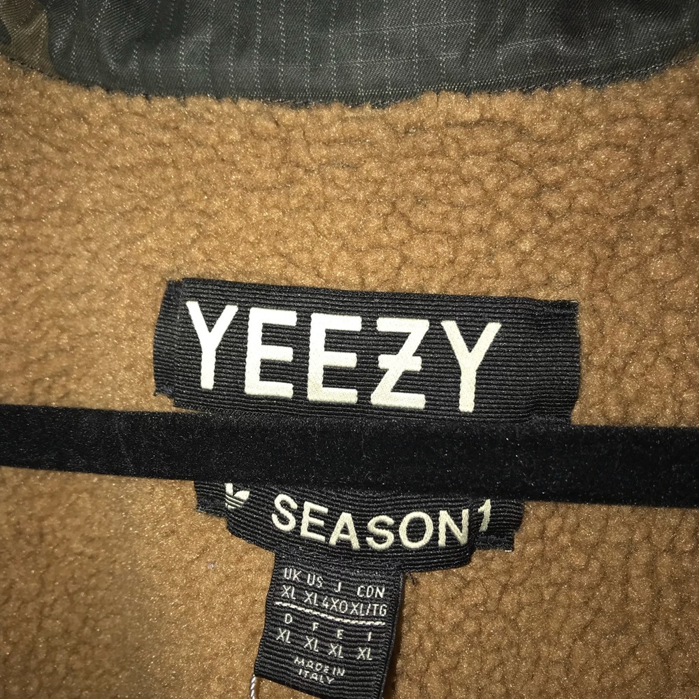 A camouflage yeezy season 1 coat.
